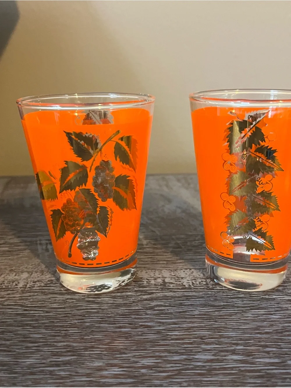 1950’s Bartlett Collins Color Fare Juice Set